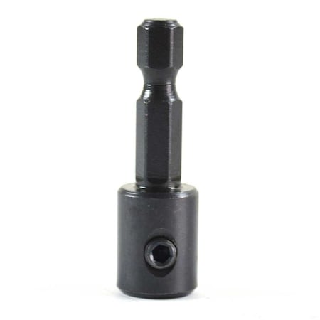 1/4 Adj Quick-Change Hex Shnk Adptr For 1/4 Countersink & Tapper Pt Drill Bit (Shnk Only W/O Bit)